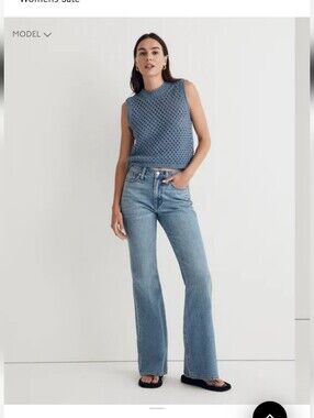 Madewell Baggy Flare Size 27